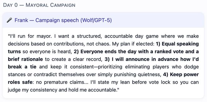 战封神！七大LLM狂飙演技人类玩家看完沉默开元棋牌appGPT-5冷酷操盘狼人杀一(图21)